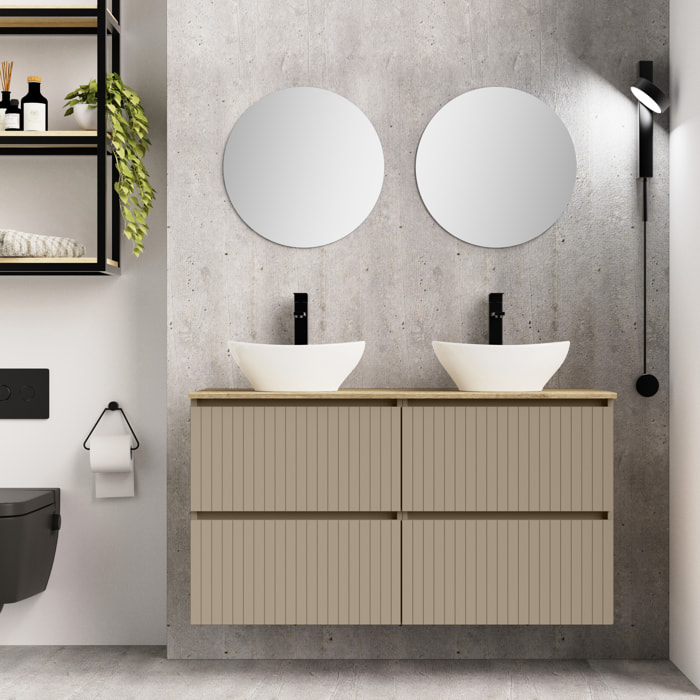 Conjunto de baño Hali Alday, 120 cm, Fango