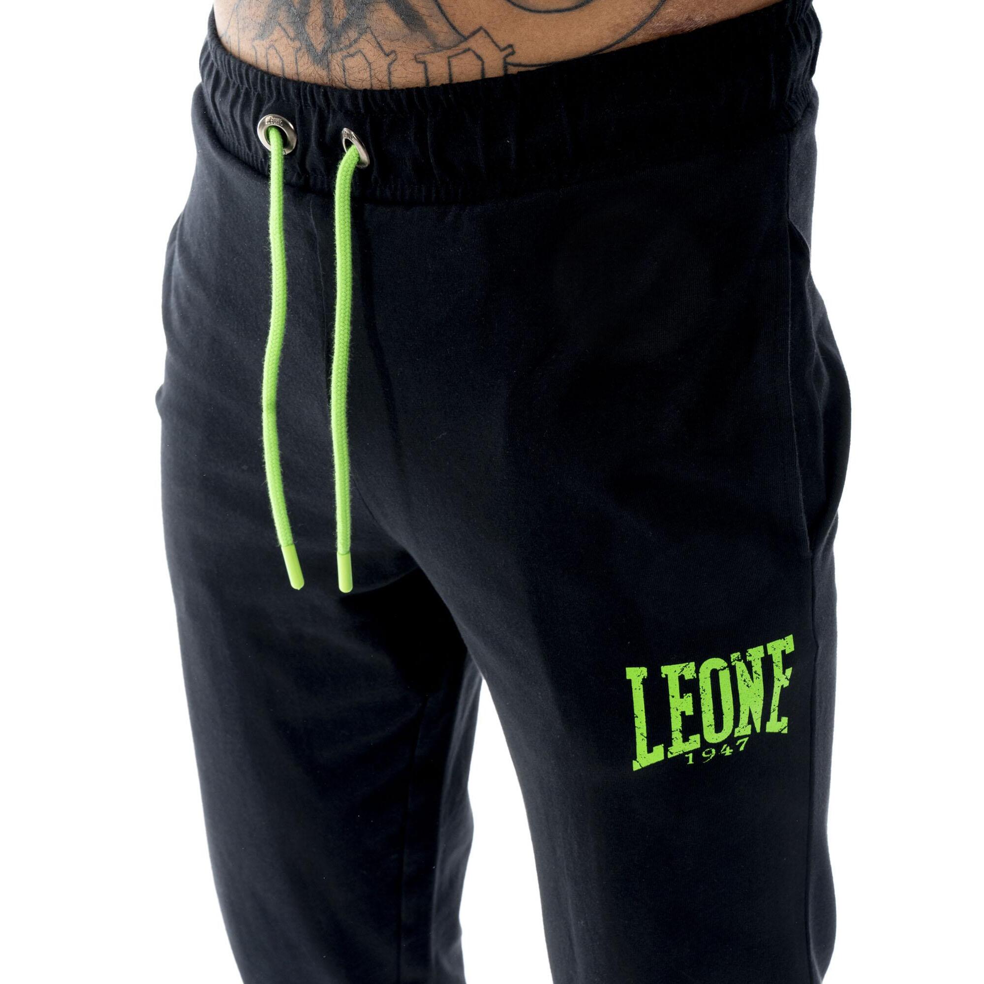 Tuta da uomo in cotone non garzato con colletto e zip Leone HJ