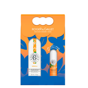 Néroli - Coffret Eau Parfumée Bienfaisante 30ml et son Parfum Solide
