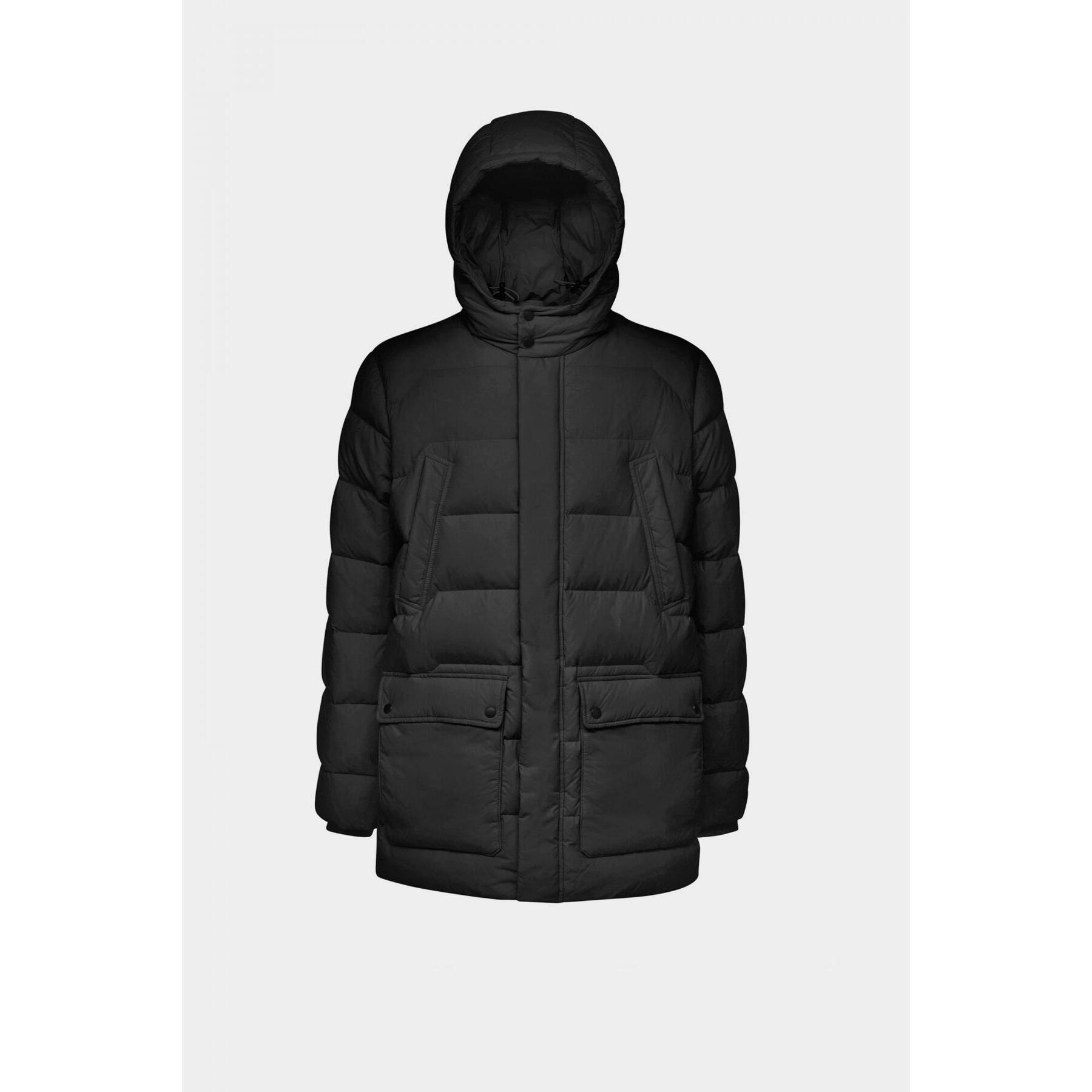 Abrigos Hombre de la marca GEOX  modelo M ELVER PARKA NEGRO