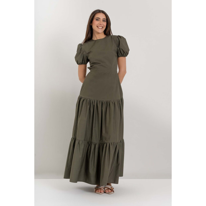 Kocca - Abito lungo da donna in cotone con schiena scoperta Donna