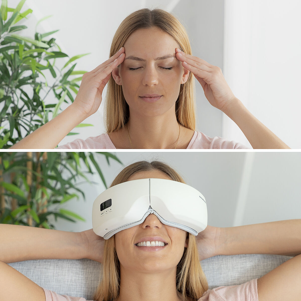 Masseur d’Yeux avec Compression d'Air 4 en 1 Eyesky InnovaGoods