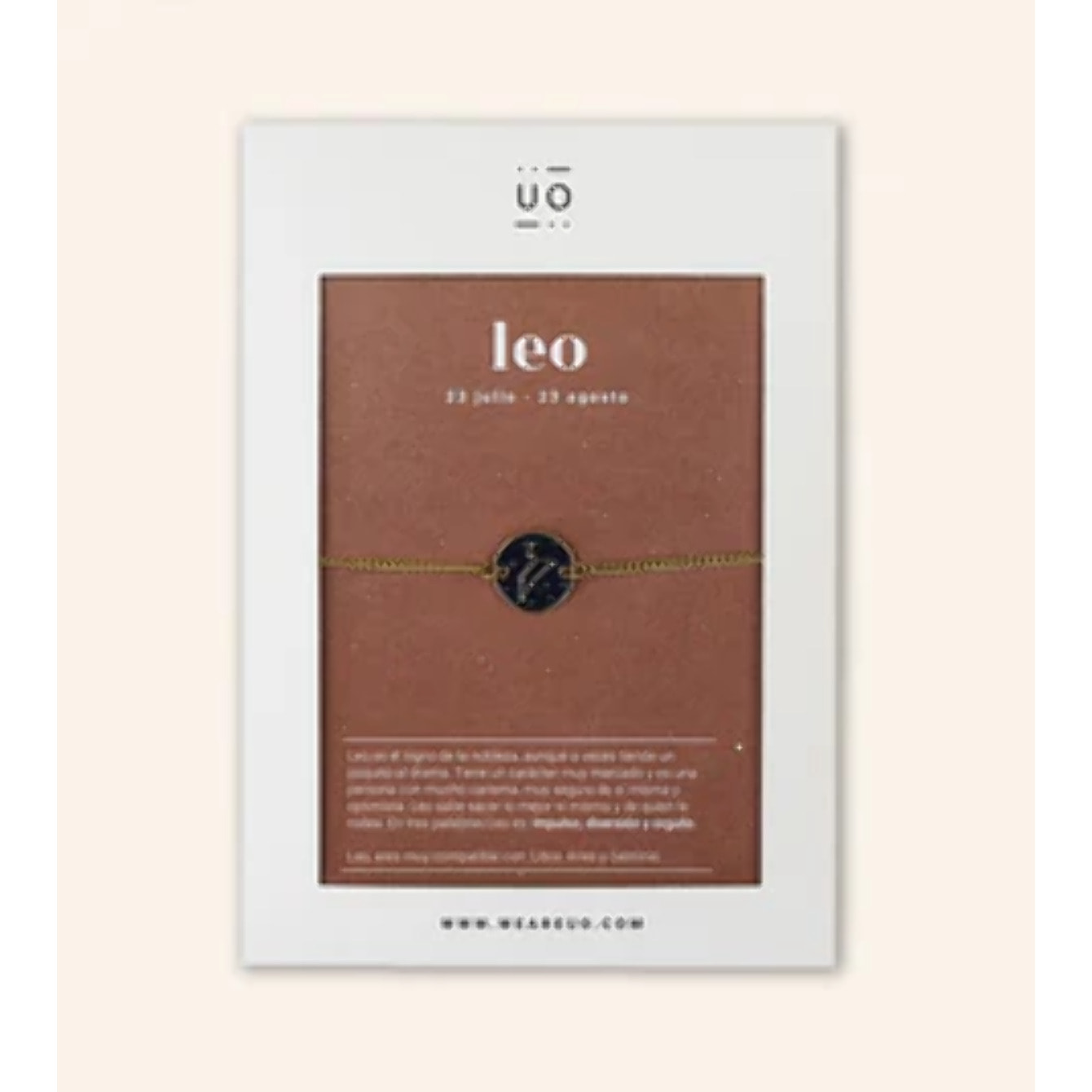 Pulsera Charm "Leo"
