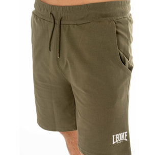 Pantaloncini in cotone da uomo Leone Basic