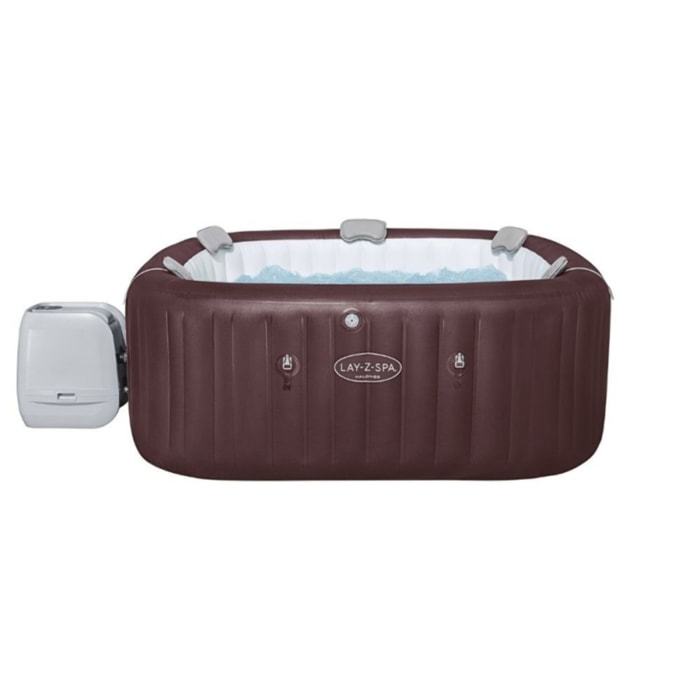 Bestway Spa gonflable carré Lay-Z-Spa Maldives HydroJet Pro 5-7 personnes