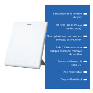 Lampe de luminothérapie - Beurer - TL 45 - avec 3 températures de couleur