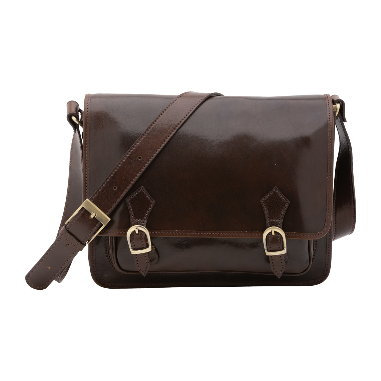 Borsa a tracolla  da donna In Vera pelle Made in Italy 35x27x14 cm