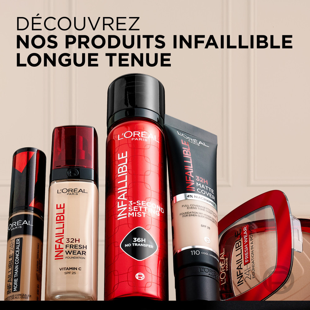 L'Oréal Paris Infaillible 24H Fond de Teint en Poudre 140 Beige Doré 9g