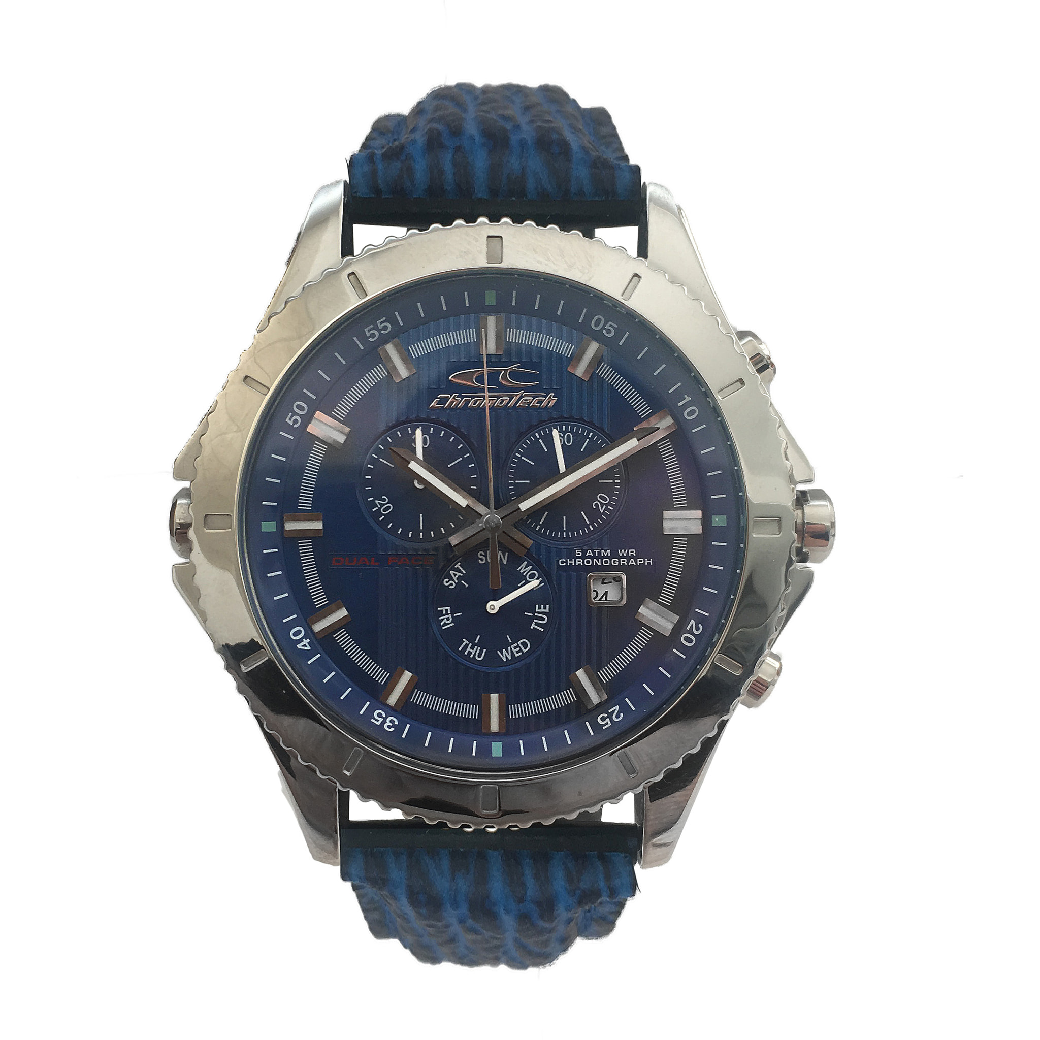 Reloj Chronotech CT7636M-03 Hombre Analogico Cuarzo con Correa de Piel