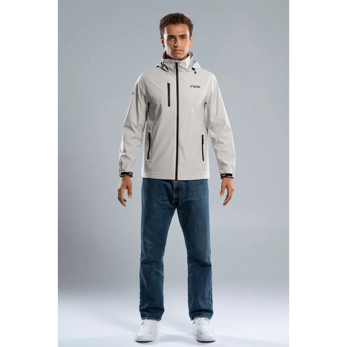 Softshell hombre TEAM gris claro