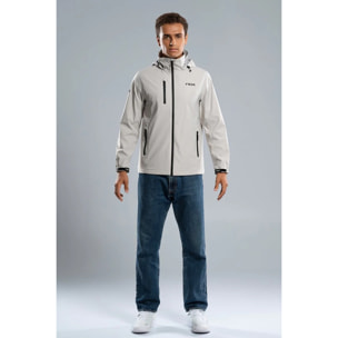 Softshell hombre TEAM gris claro