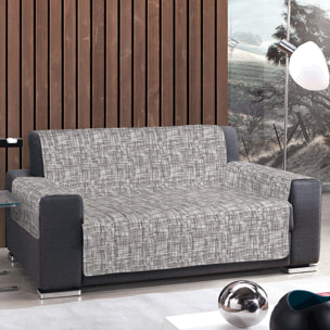 Copridivano reticolo beige