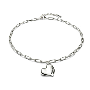 Colgante HeartBeat PLATEADO U
