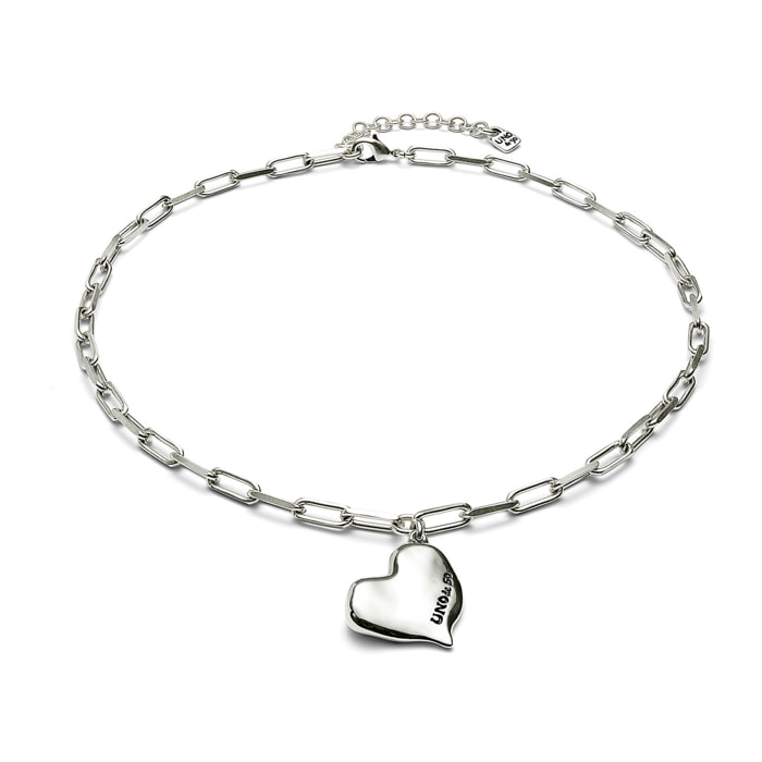 Colgante HeartBeat PLATEADO U