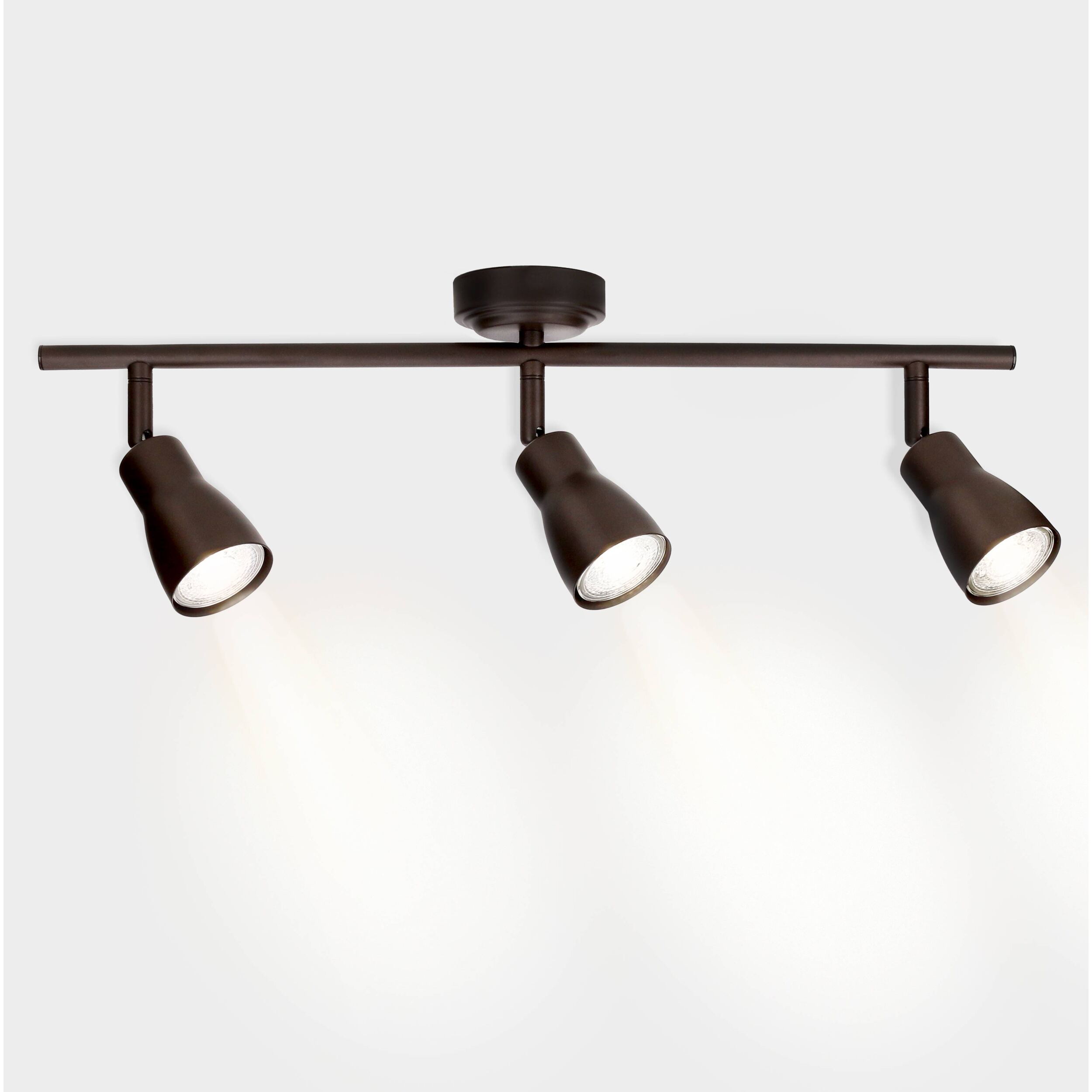 Forlight Proyector Ip20 Safran Triplex Gu10 8W Marrón 1649Lm