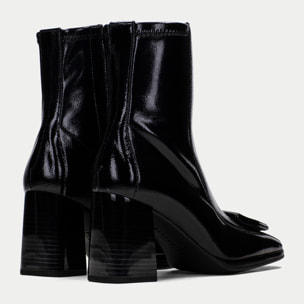 Botin Monaco Negro 7,5 cm