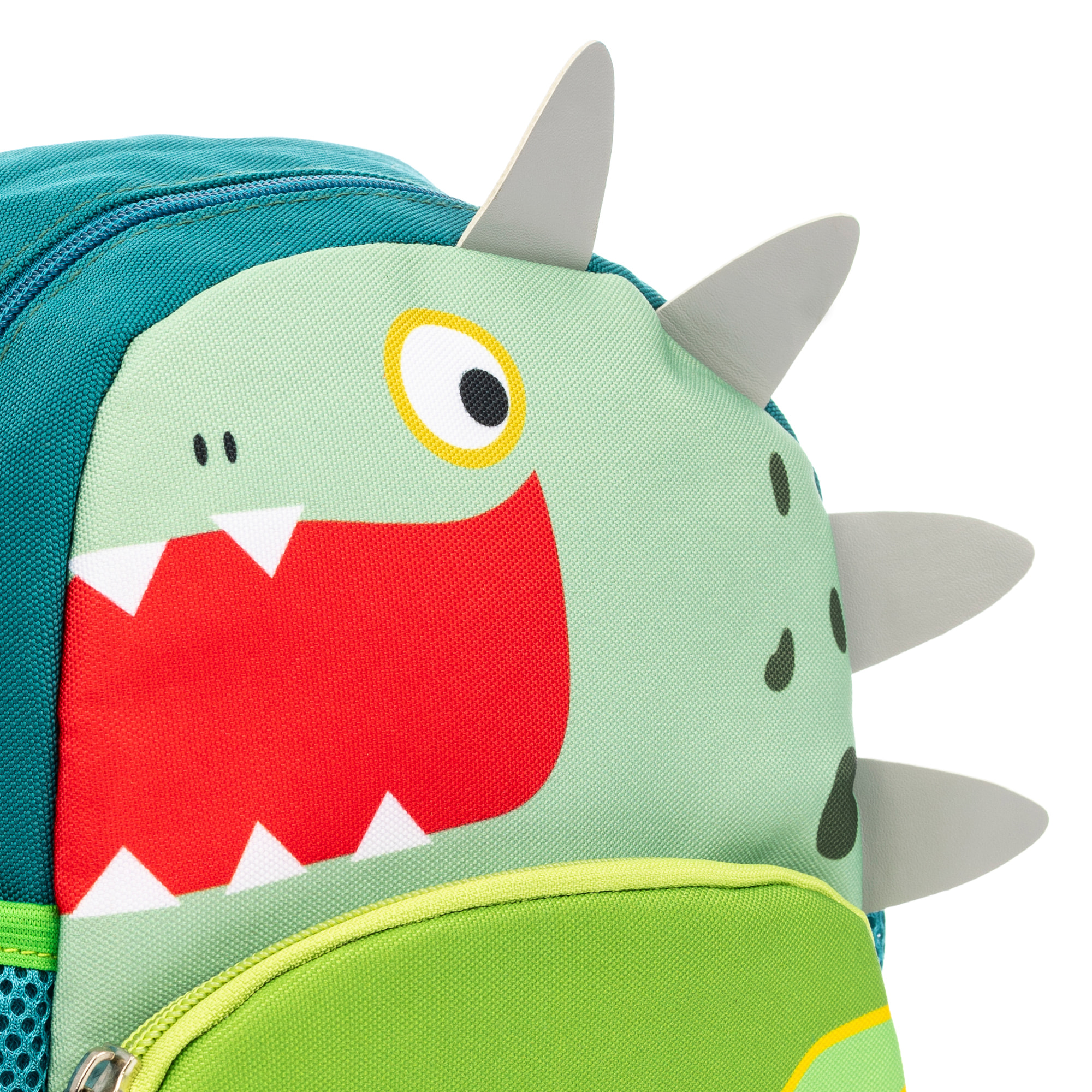 Mochila infantil con diseño de Dinosaurio. Con hombreras acolchadas, transpirables y ajustables.