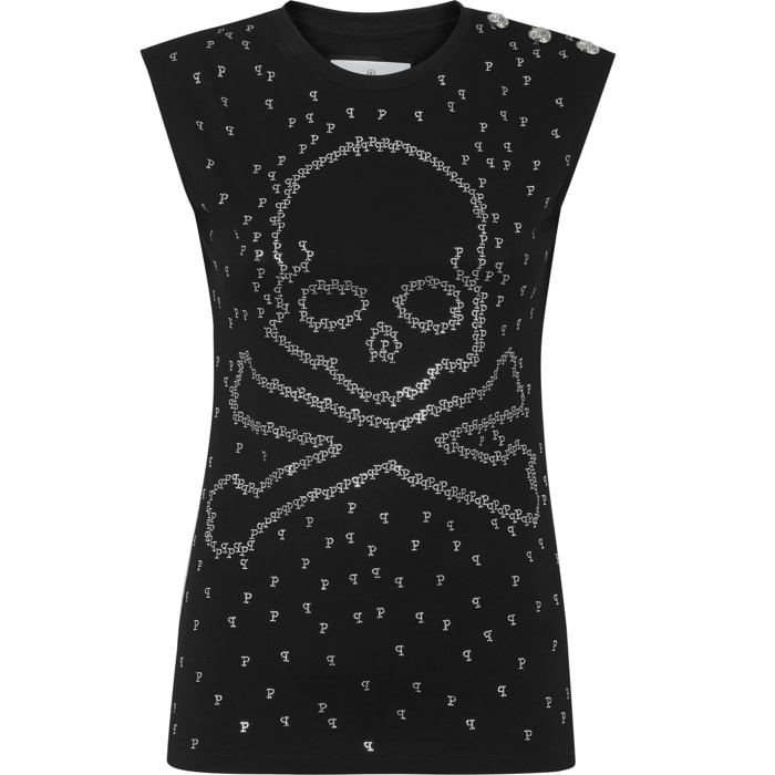 PHILIPP PLEIN Tank Top SKULL&BONES