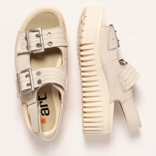 Sandalia de cuña 1579 NAPPA CREAM/BRIGHTON color Cream