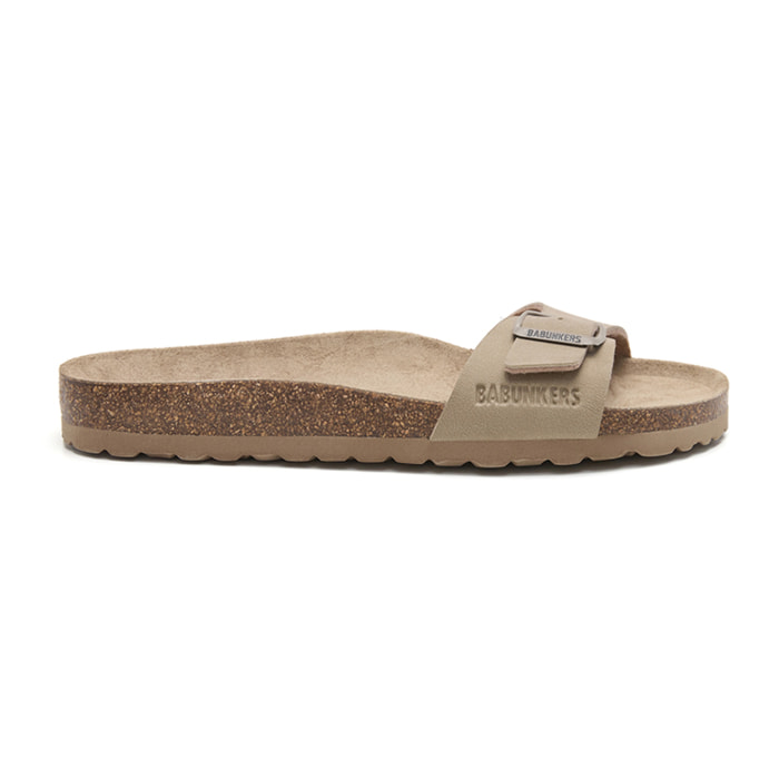 SANDALIA BABUNKERS MARRON