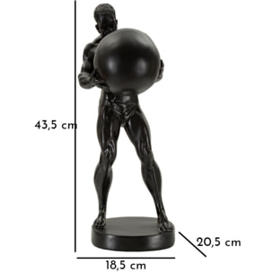 STATUETTA ATLAS CM 18,5X20,5X43,5