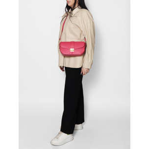 Borsa a spalla da donna - Modello False - Vera pelle - 27.0 x 15.0 x 7.0 cm