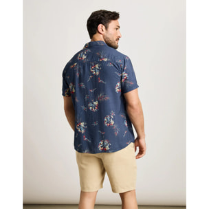 Camisa Manga Corta Azul Marino - Chofy