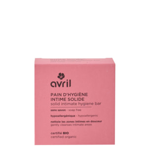 Pain d'hygiène Certifié bio  - Pain d'Hygiène Intime Solide - Sans Savon 110 g
