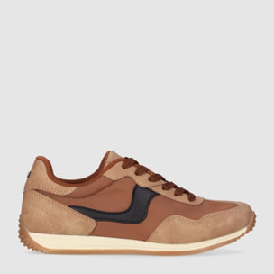 Deportivos de Tejido - Marron - Tacón: Bajo