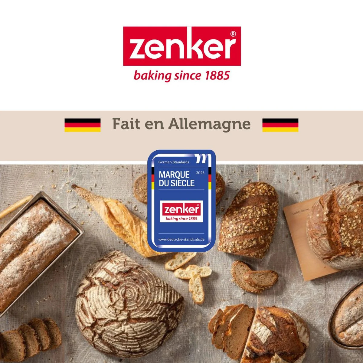 Ensemble de 2 Cadres à gâteau réglable 27 à 52 cm Zenker Smart Pastry