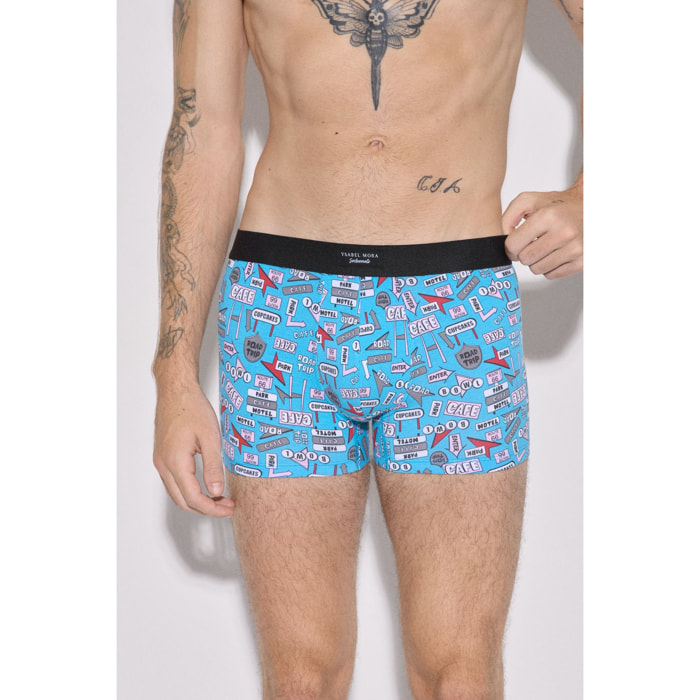 Confezione da 2 boxer Sockarrats con stampa segnaletica