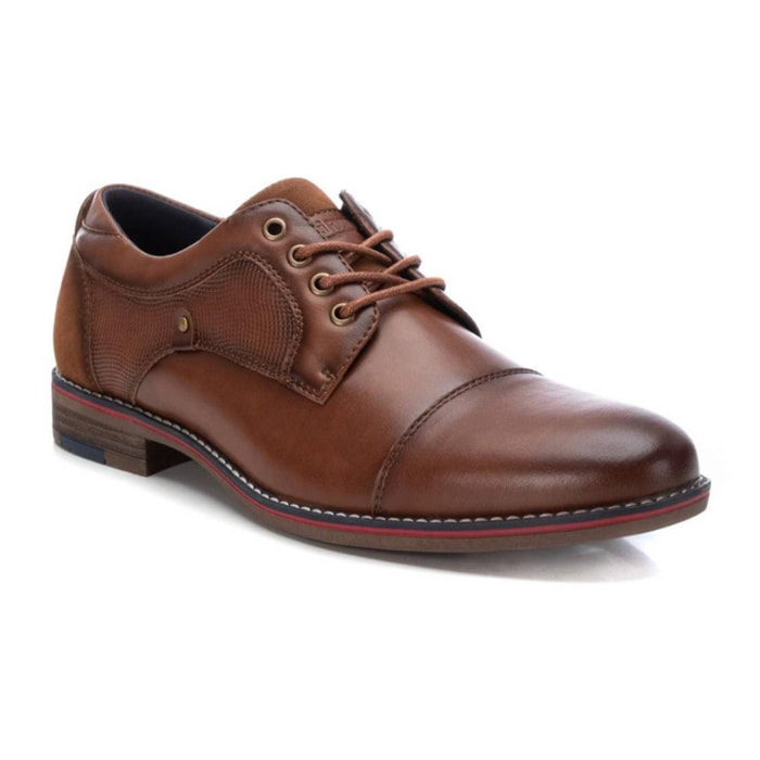 Zapato blucher/derby camel