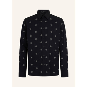 PHILIPP PLEIN Sugar Daddy Cut Shirt Monogram Strass