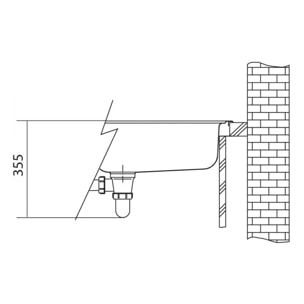 Urban UBG 610-78 Fragranit+ Évier de cuisine à encastrer Blanc glace