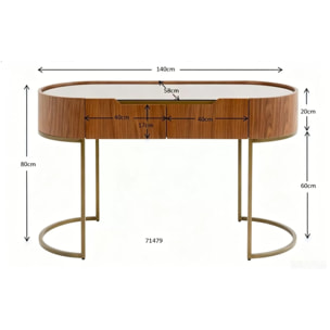 Bureau Giorgio 140x58cm Kare Design