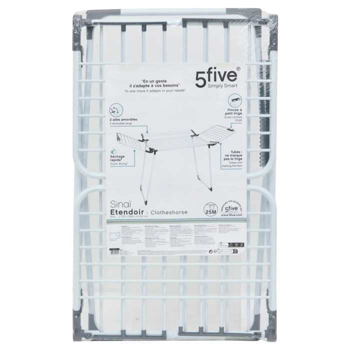 Etendoir à linge pont 25m Sinai blanc