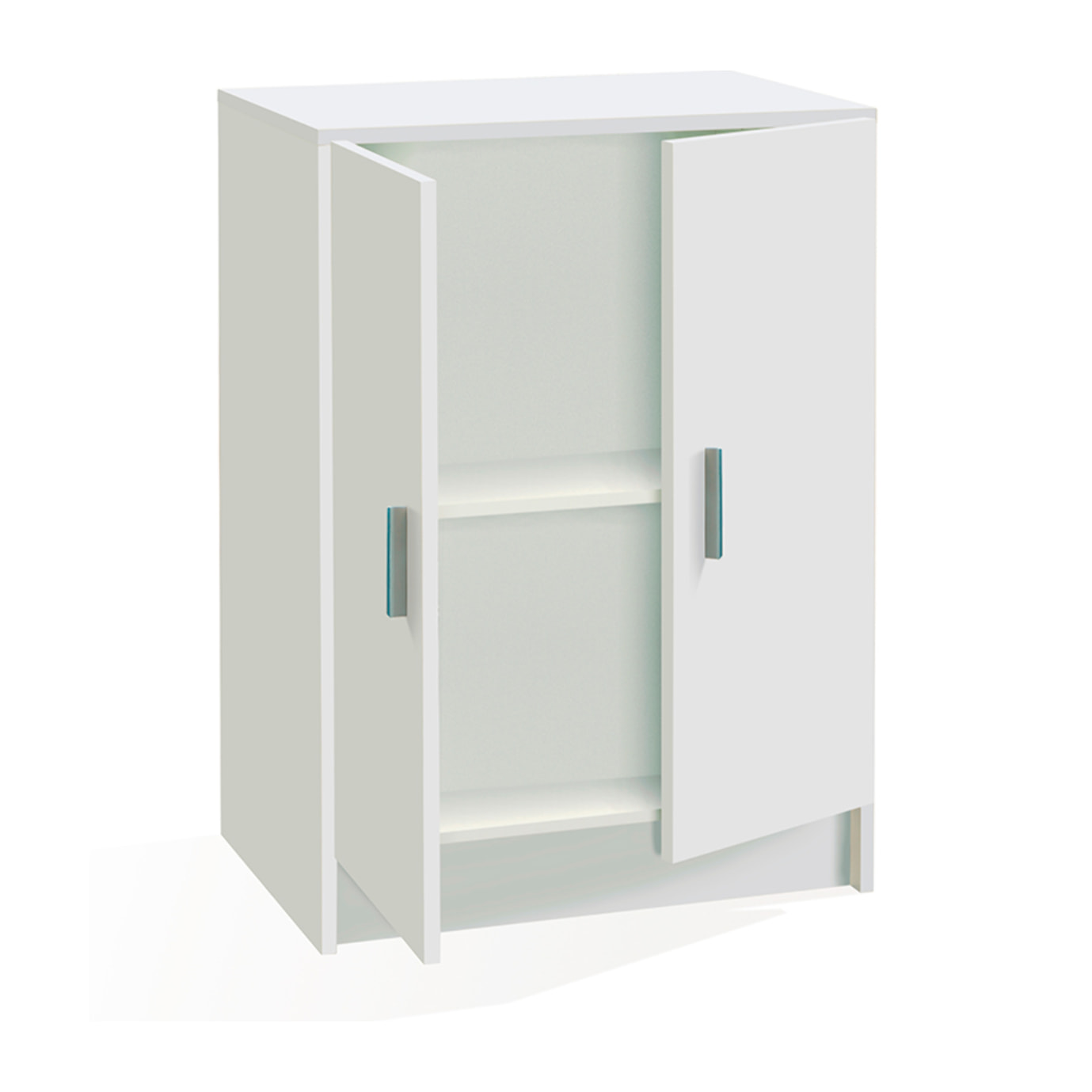 Armario Zapatero 38x45x33 Cm Blanco Brillo