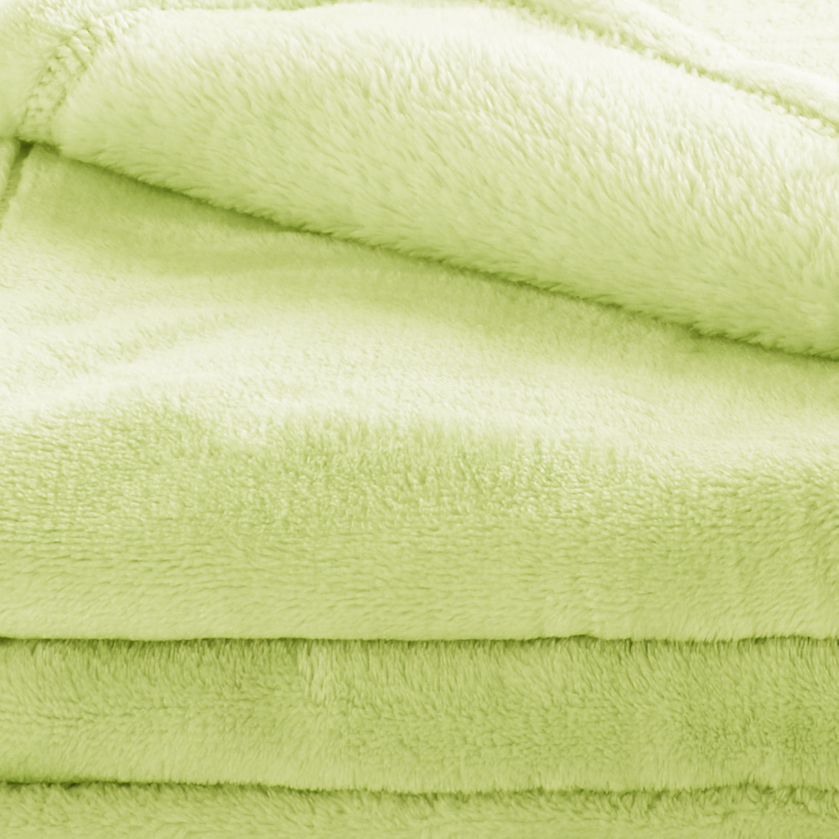 Couverture enfant en microfibre - Vert clair