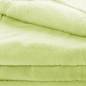 Couverture enfant en microfibre - Vert clair