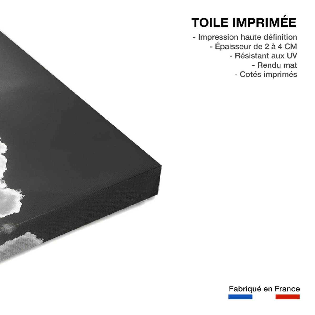 Tableau Affiche illustration graphique cathodique Toile imprimée