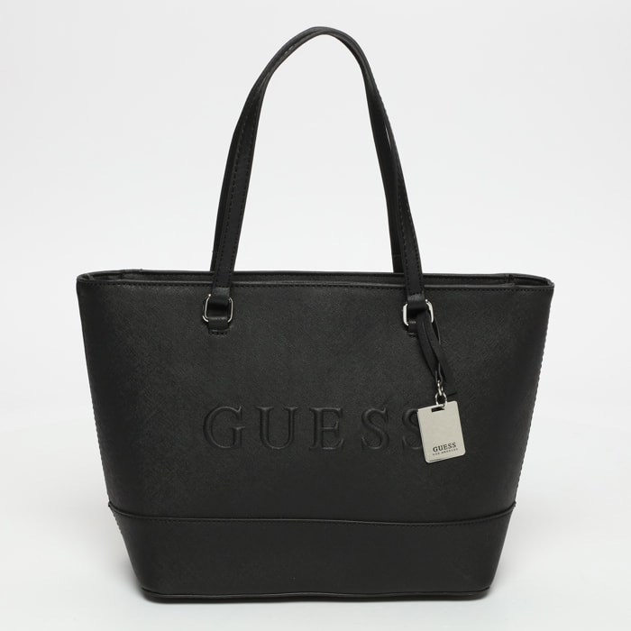 Bolso - logo en relieve - negro