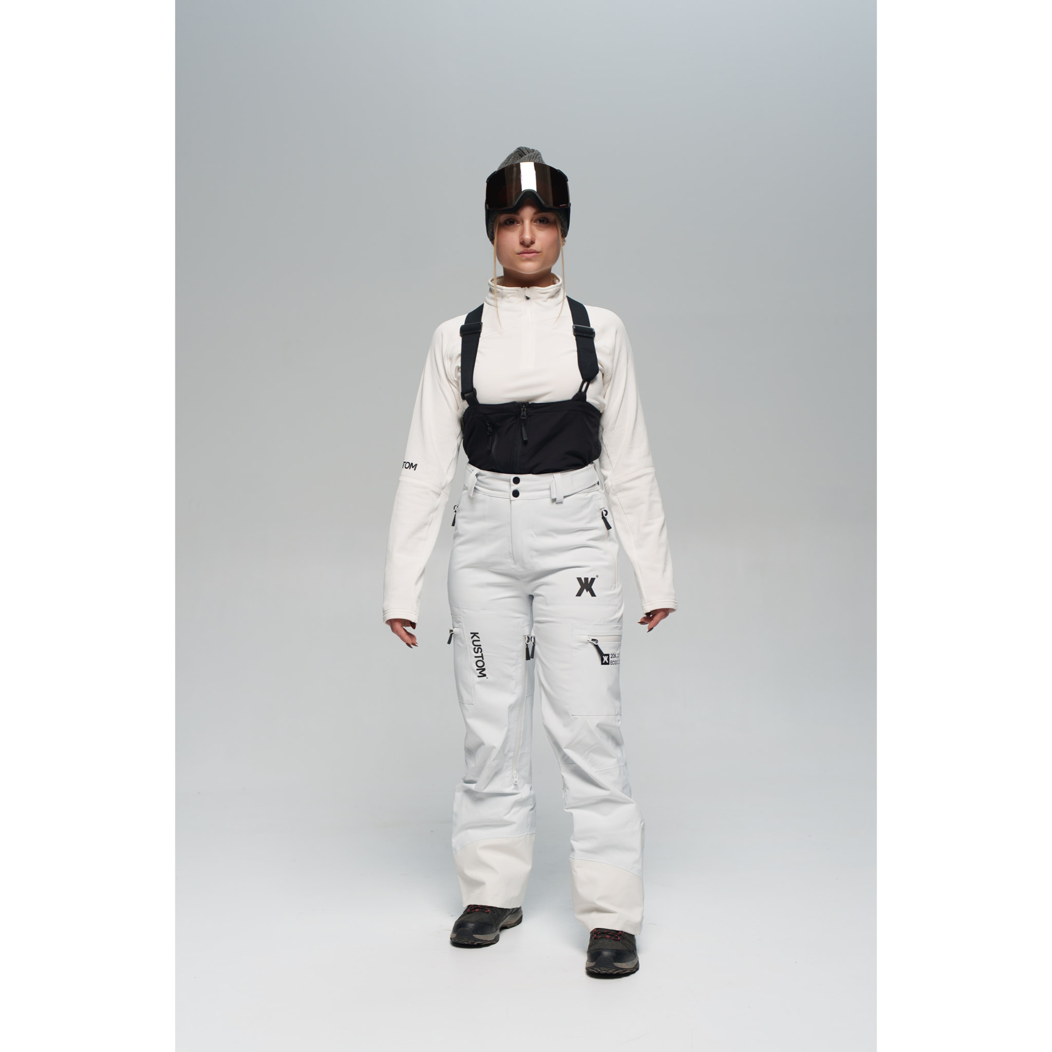 Pantalón para mujer KUSTOM AQUILO Pants - Blanco
