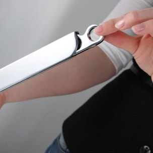 Crochet pliant gris Fackelmann Tecno