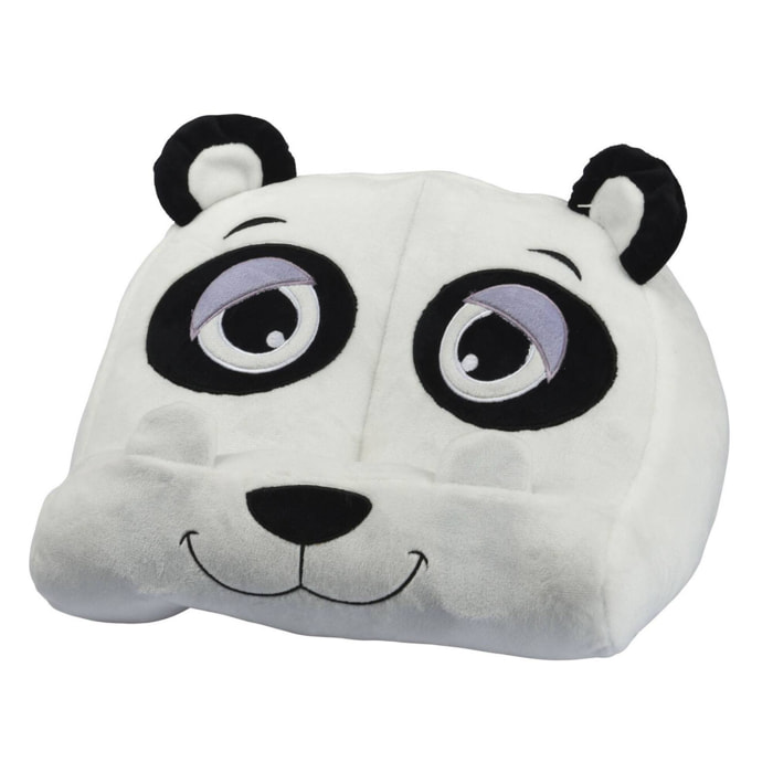 Well home - soporte de peluche para libros o tables en diseño de panda 30x20x20cm