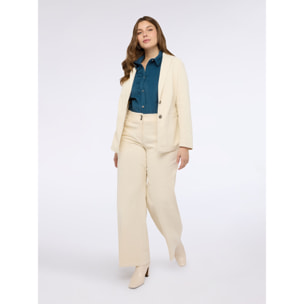 Fiorella Rubino - Camisa de pana - Petrol Blue