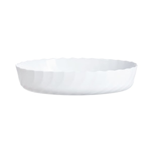 Fuente para horno ovalada blanca 32X24 cm Smart Cuisine Trianon - Luminarc