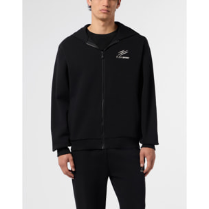 PLEIN SPORT Pique Zip Hoodie Icon