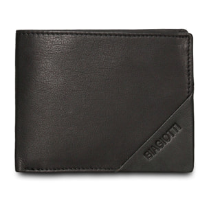 Portafoglio uomo vera pelle - Modello Umbria Nova - Casual - 12.0 x 10.0 x 2.5 cm