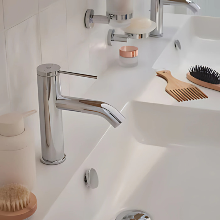 Mitigeur lavabo Grands Boulevards sans vidage Chromé