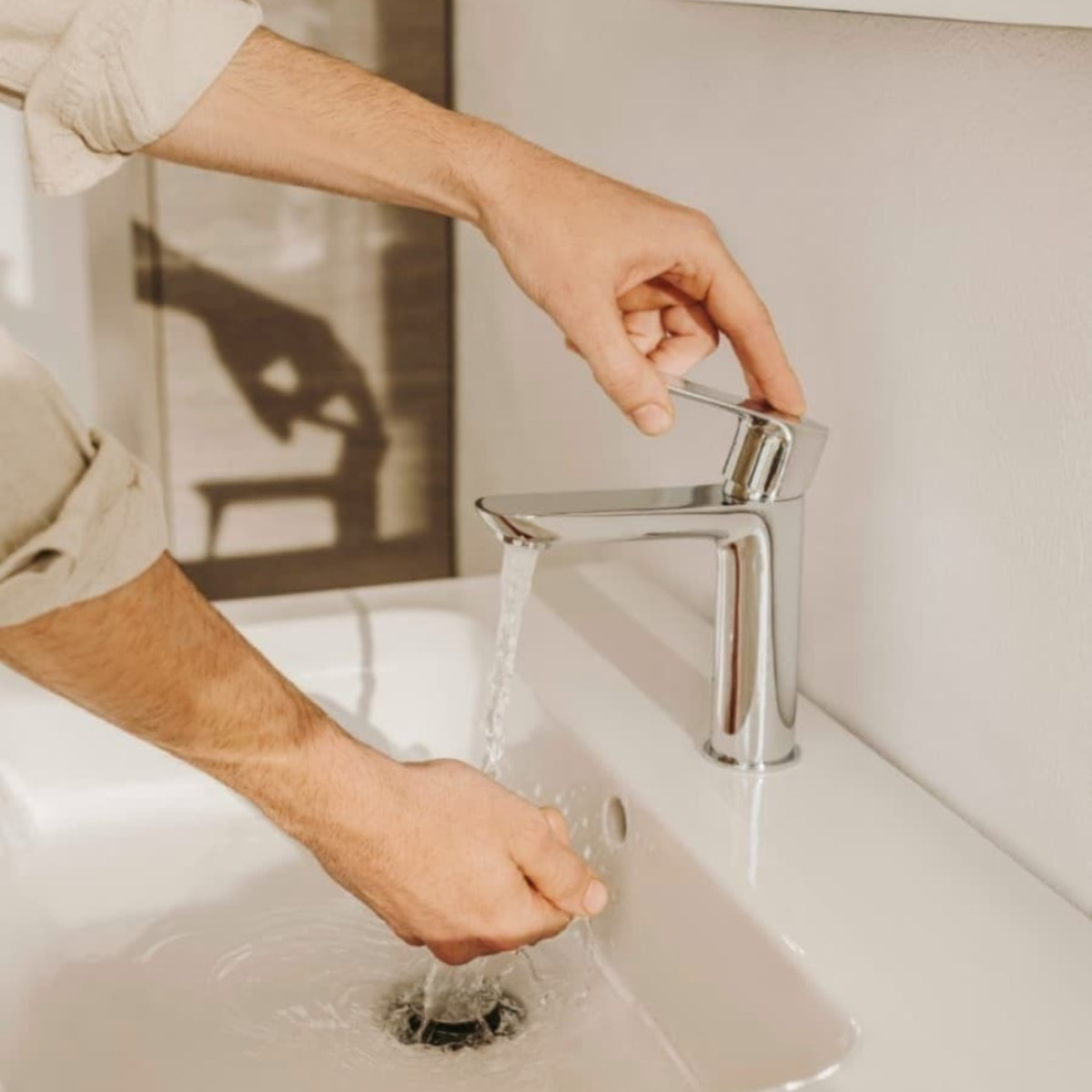 Cala mitigeur de lavabo à levier, sans vidage, chrome (A5A336EC00)